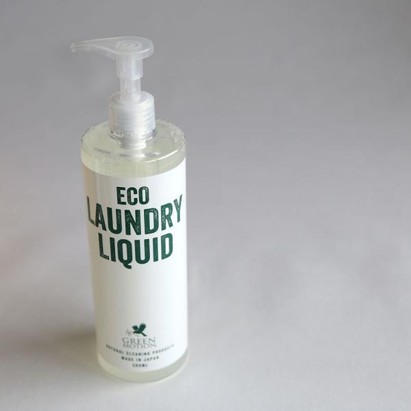 GREEN MOTION / ECO LAUNDRY LIQUID ポンプ付・500ml | 洗濯用洗剤/グリーンモーション/エコランドリーリキッド | 117490 |  | 01