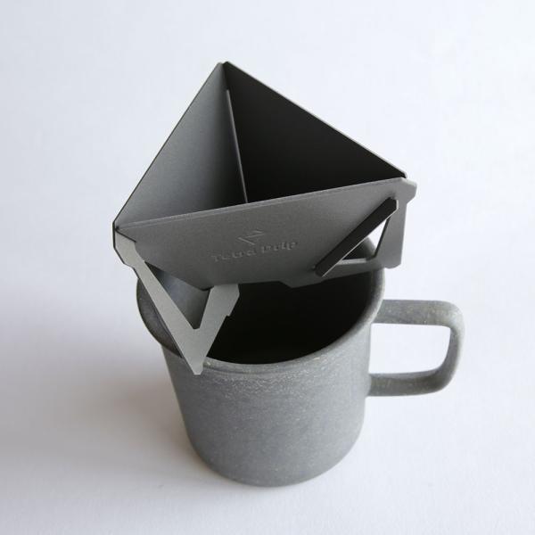 MUNIEQ / Tetra Drip 01P-g(Grey) | メール便可 5点まで | テトラドリップ ミュニーク ポリプロピレン コーヒードリッパー 携帯用 アウトドア | 112401 |  | 03