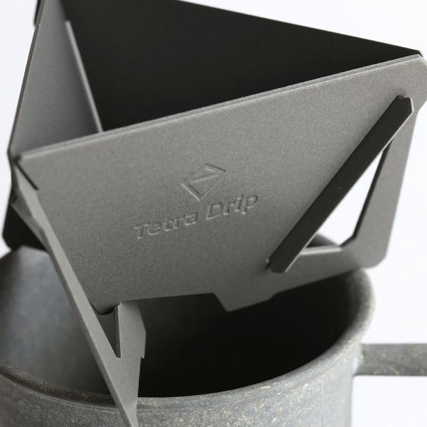 MUNIEQ / Tetra Drip 01P-g(Grey) | メール便可 5点まで | テトラドリップ ミュニーク ポリプロピレン コーヒードリッパー 携帯用 アウトドア | 112401 |  | 05