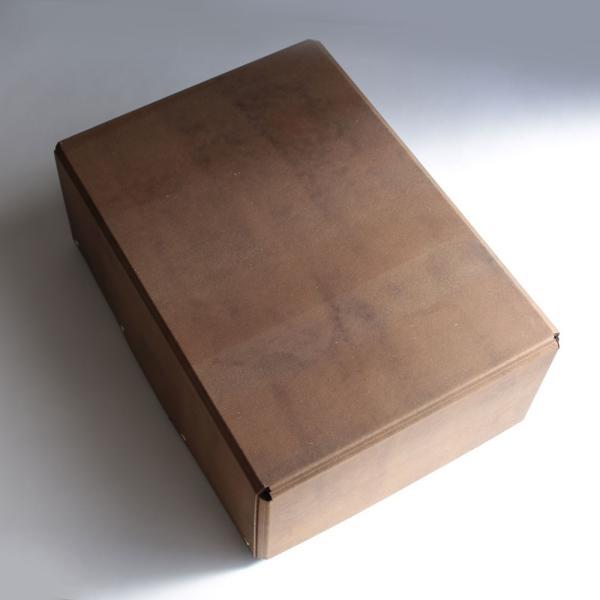 STACK CONTAINERS / PAPER CONTAINER LAUNDRY 革コーナー付(BROWN) | スタックコンテナーズ/ペーパーコンテナー/ランドリー/ブラウン/紙箱/小物いれ | 112656 |  | 03