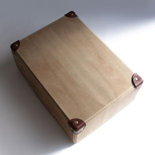 STACK CONTAINERS / PAPER CONTAINER LAUNDRY 革コーナー付(KRAFT) | スタックコンテナーズ/ペーパーコンテナー/ランドリー/クラフト/紙箱/小物いれ | 112658 |  | 03