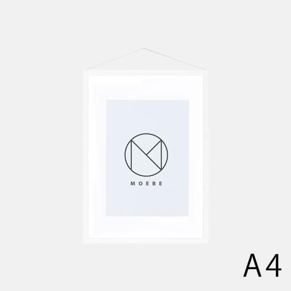 MOEBE / FRAME-A4(White) | メール便可 1点まで | フレーム/アルミニウム/ホワイト/額縁/デンマーク/インテリア/ムーベ | 118092 | MOEBE