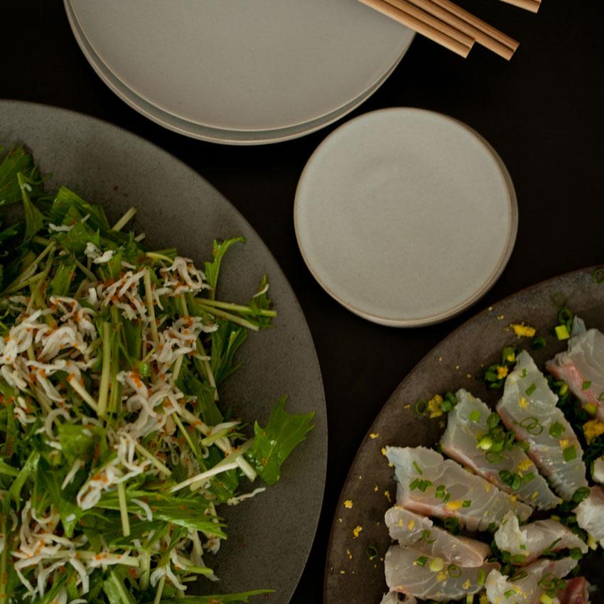 SyuRo(シュロ) / せっ器plate SS(白) / SP-SS-01 | 食器/せっき/SEKKI/プレート/White/グレイッシュ | 117265 | SyuRo | 07