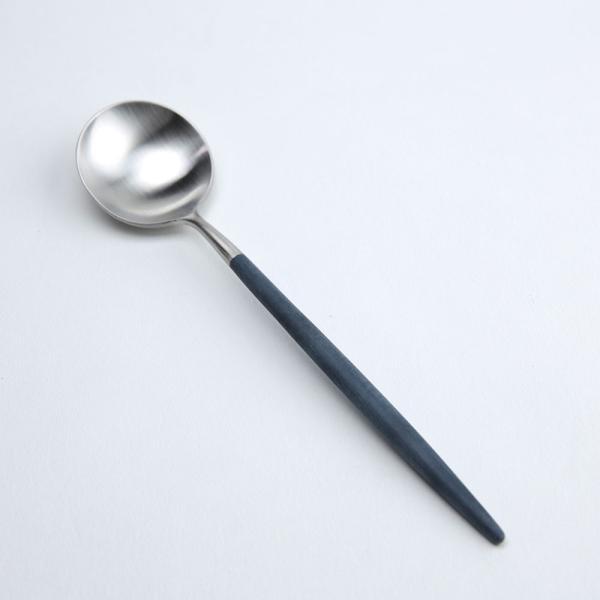 Cutipol / GOA デザートスプーン（ブルーシルバー） | メール便可 10点まで | クチポール/キュティポール/ゴア/カトラリー | 117548 | Cutipol | 01