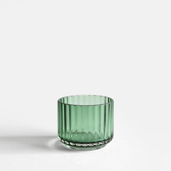 Lyngby Porcelain(リュンビューポーセリン) / Tealight holder Glass(Copenhagen Green