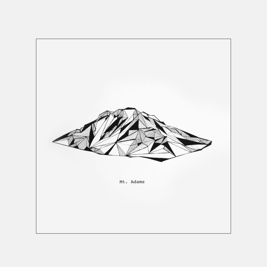 Tim April Mt Adams Washington Polygonal Mountain Drawing 12インチ ティム プラスエイプリル アートプリント マウンテン デナリ ポリゴン B L W 通販 Yahoo ショッピング