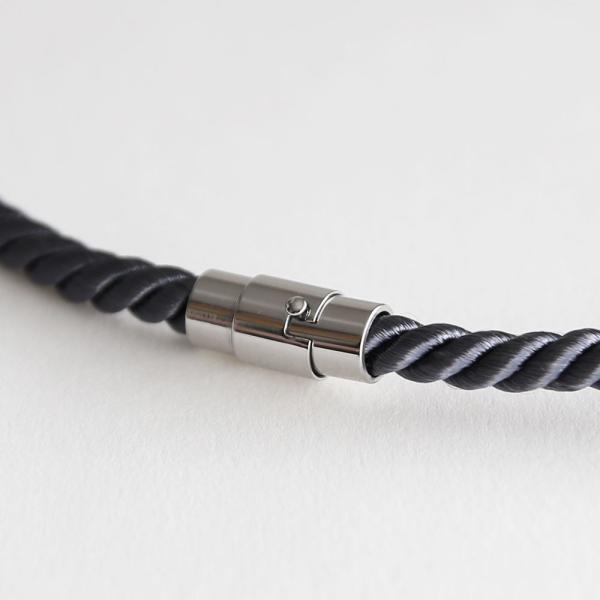 NOEUD / Lineknot-necklace(BK)【メール便可 2点まで】【ヌー/ラインノットネックレス/アクセサリー/ロープ/結び目】[113852 |  | 02