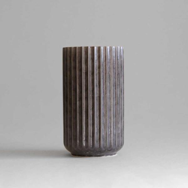 Lyngby Porcelain(リュンビューポーセリン) / Radiance Vase 15cm(Grey) | 磁器/フラワーベース/花瓶/北欧/ラディエンスベース/グレー | 117466 |  | 01