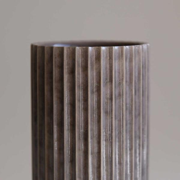 Lyngby Porcelain(リュンビューポーセリン) / Radiance Vase 15cm(Grey) | 磁器/フラワーベース/花瓶/北欧/ラディエンスベース/グレー | 117466 |  | 03