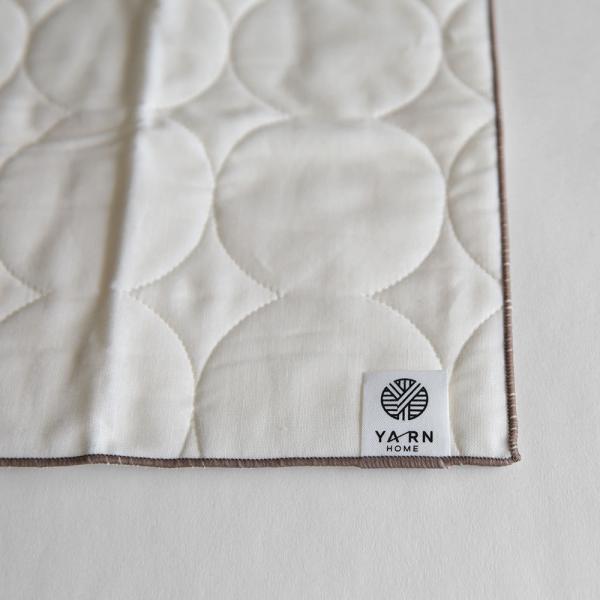 YARN HOME / ハンカチ(Mocha) | メール便可 2点まで | モカ/ヤーンホーム/キルト/キルティング/pasima/エコテックススタンダード認証「クラス1」取得 | 118756 |  | 03