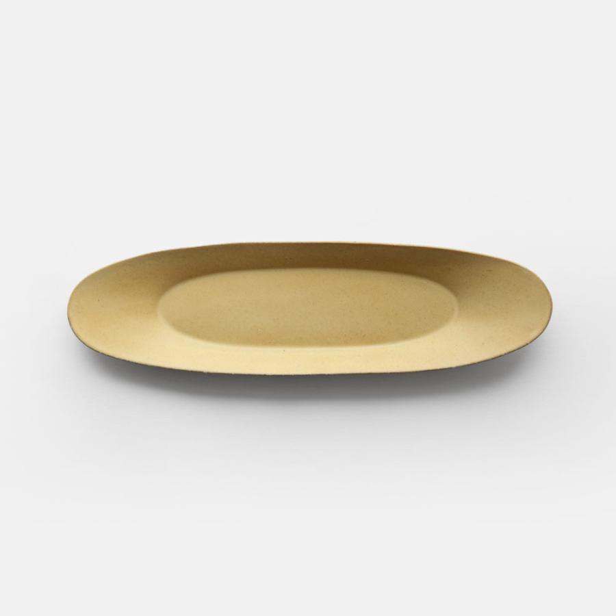 3RD CERAMICS(サードセラミックス) / 楕円皿(黄）M | 和食器/プレート/美濃焼 | 115905 | 