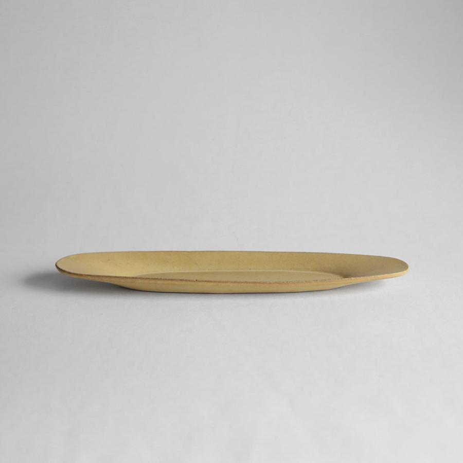 3RD CERAMICS(サードセラミックス) / 楕円皿(黄）M | 和食器/プレート/美濃焼 | 115905 |  | 01