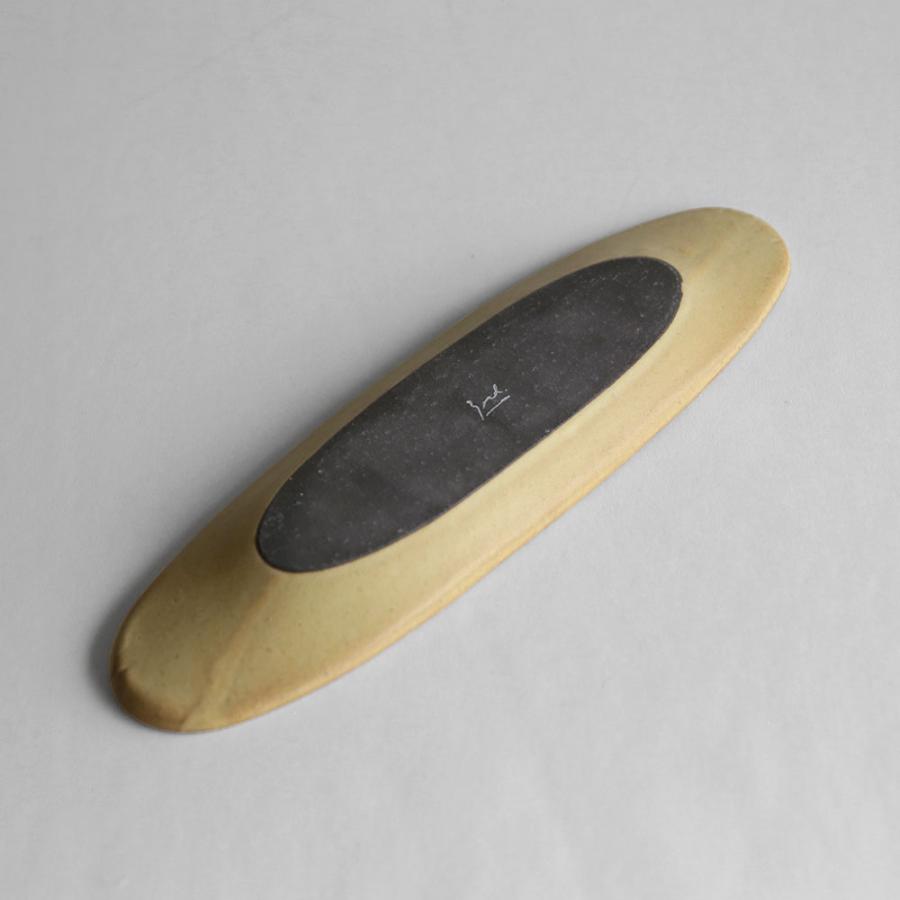 3RD CERAMICS(サードセラミックス) / 楕円皿(黄）M | 和食器/プレート/美濃焼 | 115905 |  | 02