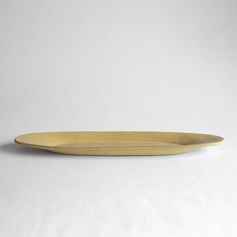 3RD CERAMICS(サードセラミックス) / 楕円皿(黄）L | 和食器/プレート/美濃焼 | 115909 |  | 01