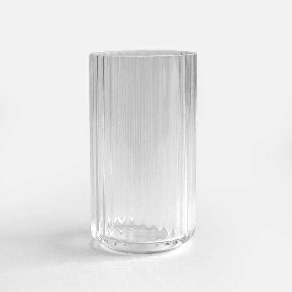 Lyngby Porcelain(リュンビューポーセリン) / Vase Glass 15cm(Clear) | ガラスベース/フラワーベース/花瓶/北欧/クリア | 118214 | 