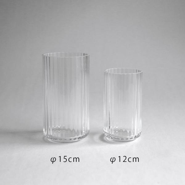 Lyngby Porcelain(リュンビューポーセリン) / Vase Glass 15cm(Clear) | ガラスベース/フラワーベース/花瓶/北欧/クリア | 119007_5