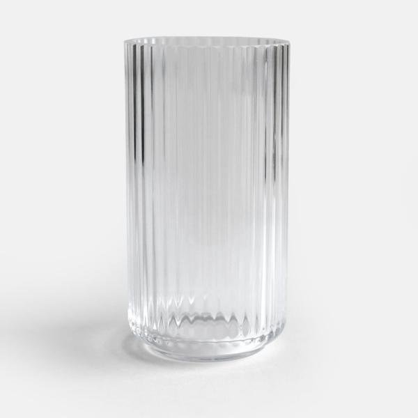 Lyngby Porcelain(リュンビューポーセリン) / Vase Glass 20cm(Clear) | ガラスベース/フラワーベース/花瓶/北欧/クリア | 118215 | 