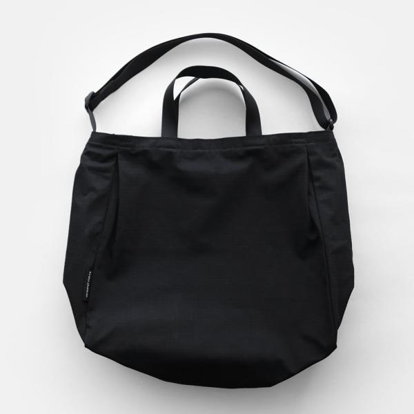kirahvi yhdeksan / 2way tote × cordura rip stop (black) | kirahvi9/キラハビーユフデクサン/2ウェイトート/ブラック/ナイロン/ショルダーバッグ | 116032 | 