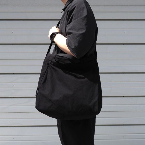 kirahvi yhdeksan / 2way tote × cordura rip stop (black kirahvi yhdeksan / 2way tote × cordura rip stop (black