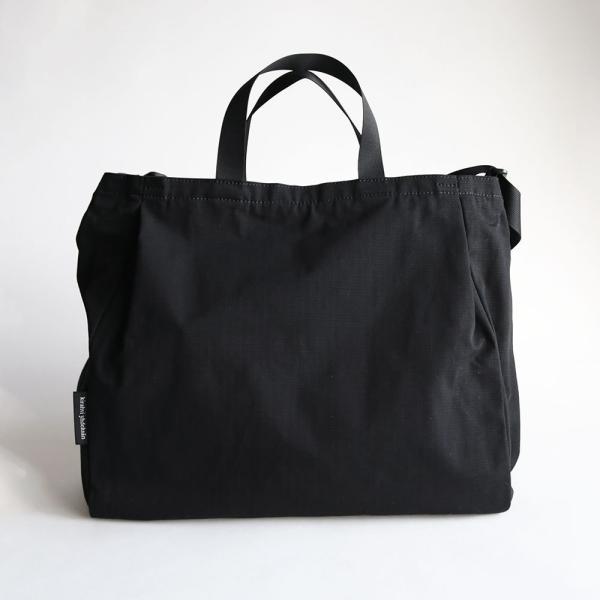 kirahvi yhdeksan / 2way tote × cordura rip stop (black) | kirahvi9/キラハビーユフデクサン/2ウェイトート/ブラック/ナイロン/ショルダーバッグ | 116032 |  | 06