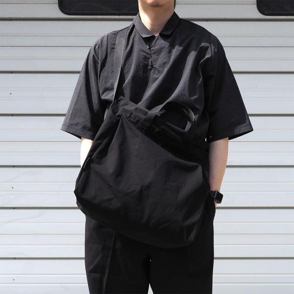 kirahvi yhdeksan / 2way tote × cordura rip stop (black) | kirahvi9/キラハビーユフデクサン/2ウェイトート/ブラック/ナイロン/ショルダーバッグ | 116032 |  | 09