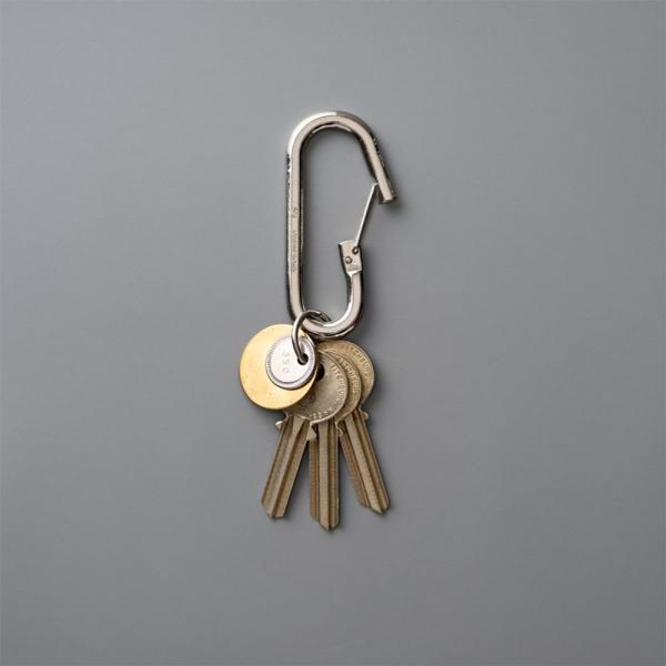 CANDY DESIGN & WORKS / Raff(Nickel)/CHW-10 | メール便可 3点まで | キャンディデザインアンドワークス/キーホルダー/キーリング/ラフ/真鍮 | 115018 |  | 03