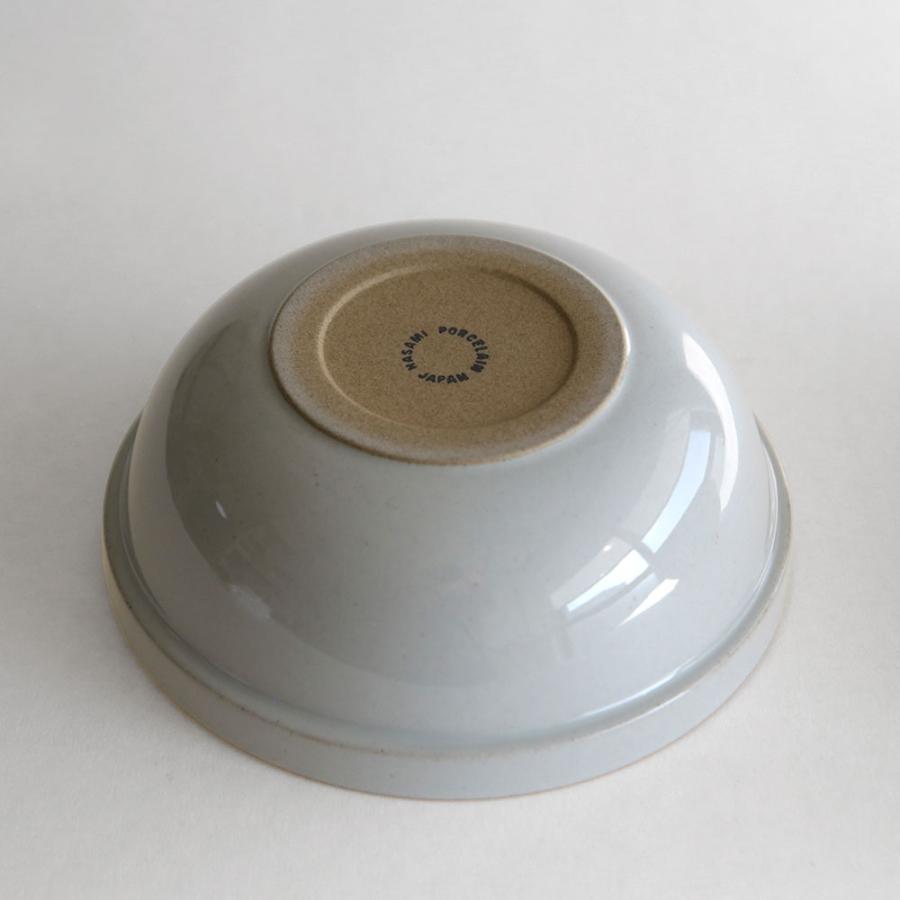 ハサミポーセリン HASAMI PORCELAIN ミッドディープラウンドボウル 18.5cm グロスグレー HPM049 BOWL 鉢 丼 | 118426 | HASAMI PORCELAIN | 05