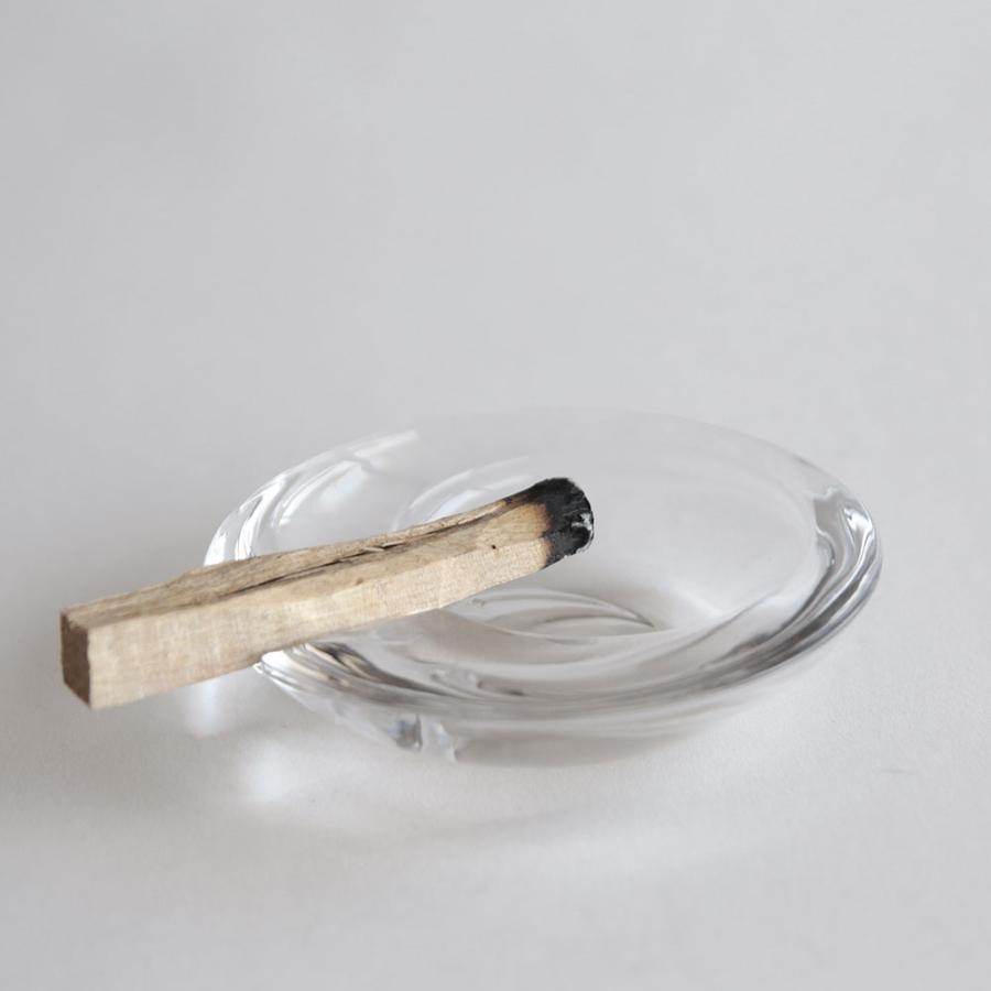 TSUKUDA&CO. / GLASS ASHTRAY(Small/Clear) | グラスアッシュトレー/灰皿/お香立て/パロサントホルダー/佃企画/クリア | 116507 |  | 03