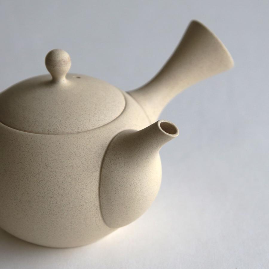 JINSUI / IROIRO 01(Beige) | 丸急須 常滑焼き お茶 日本六古窯 イロイロ 人水 茶器 ギフト | 118010 |  | 02