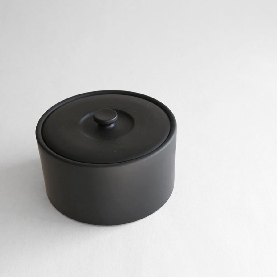 JINSUI / IROIRO 04(Black) | 保存容器 常滑焼き キャニスター 日本六古窯 イロイロ 人水 ギフト | 118027 |  | 01