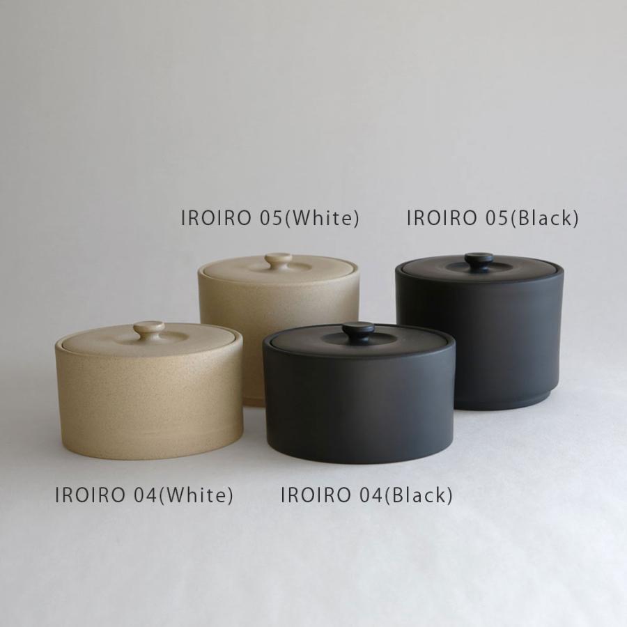 JINSUI / IROIRO 05(Black) | 保存容器/常滑焼き/キャニスター/日本六古窯/イロイロ/人水/ギフト | 118028 |  | 05