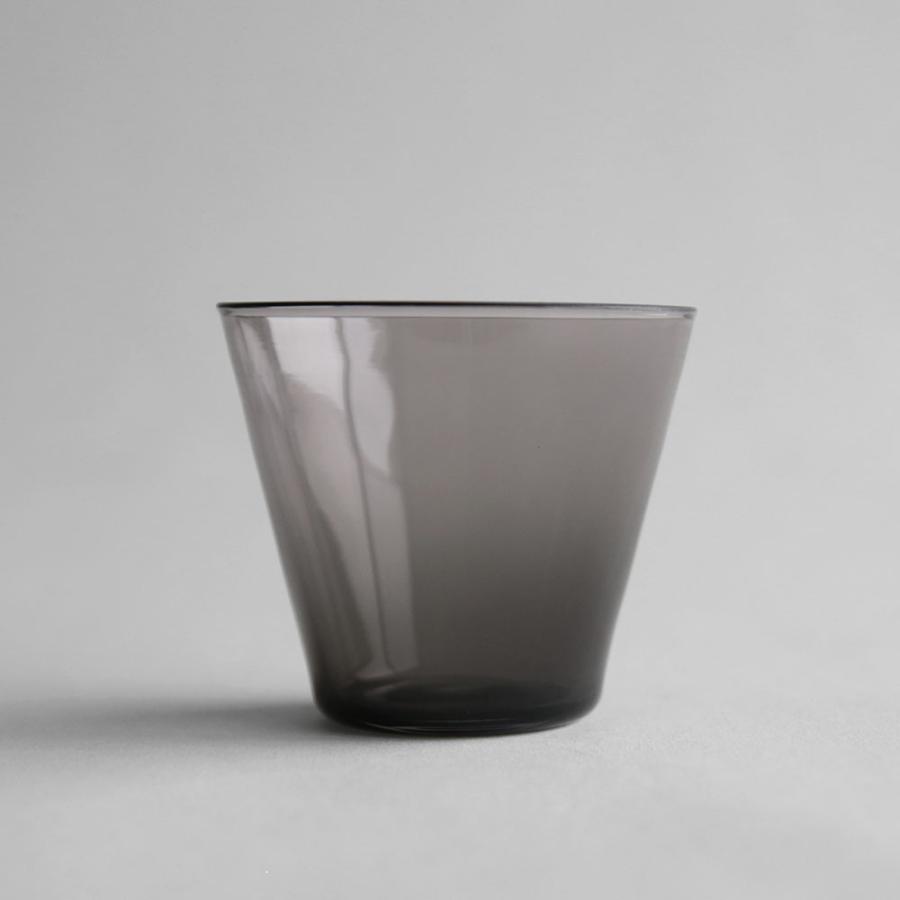 WASHIZUKA GLASS STUDIO / cup short(charcoal) | ワシズカグラススタジオ/鷲塚貴紀/カップ/ショート/チャコール/吹きガラス/ハンドメイド | 116530 |  | 01