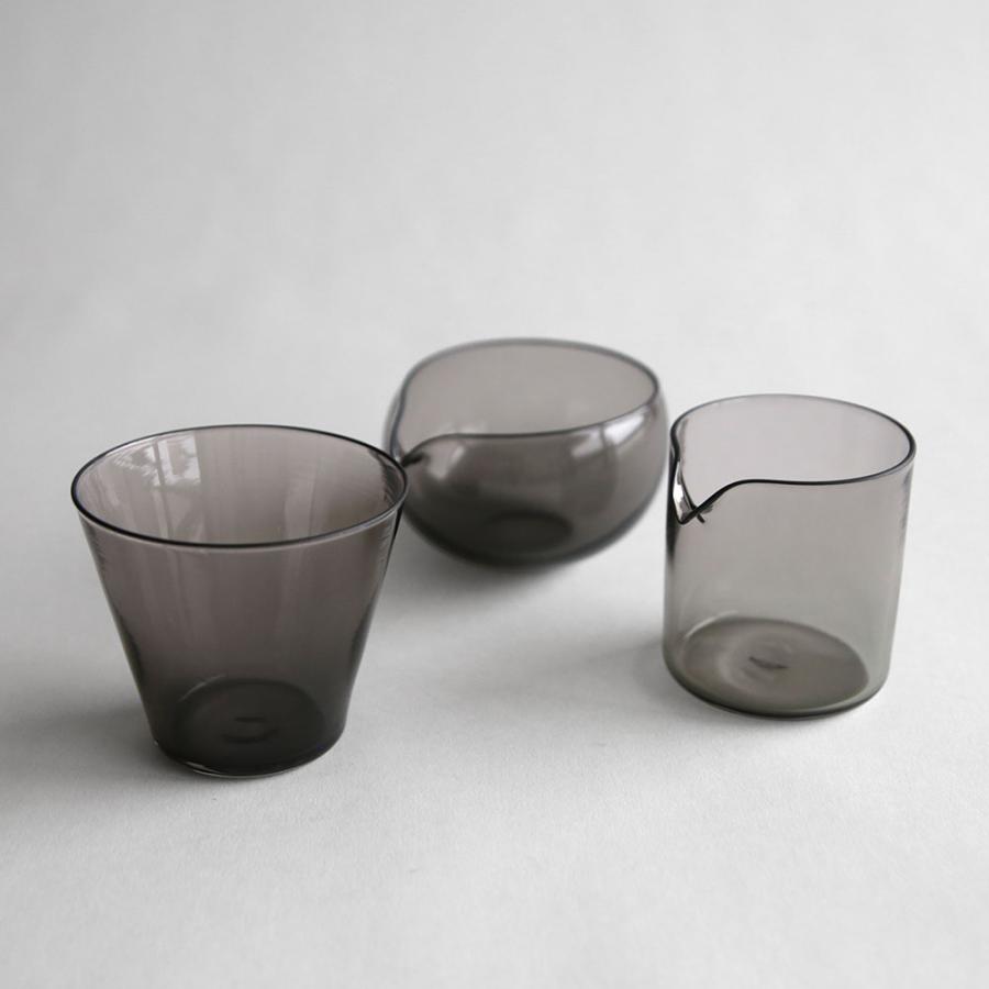 WASHIZUKA GLASS STUDIO / cup short(charcoal) | ワシズカグラススタジオ/鷲塚貴紀/カップ/ショート/チャコール/吹きガラス/ハンドメイド | 116530 |  | 06