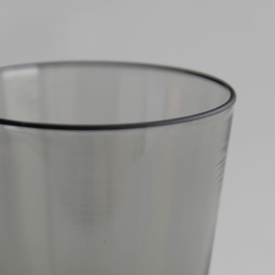 WASHIZUKA GLASS STUDIO / cup long(charcoal)【ワシズカグラススタジオ/鷲塚貴紀/カップ/ロング/チャコール/グレー/吹きガラス/ハンドメイド】[116531 |  | 03