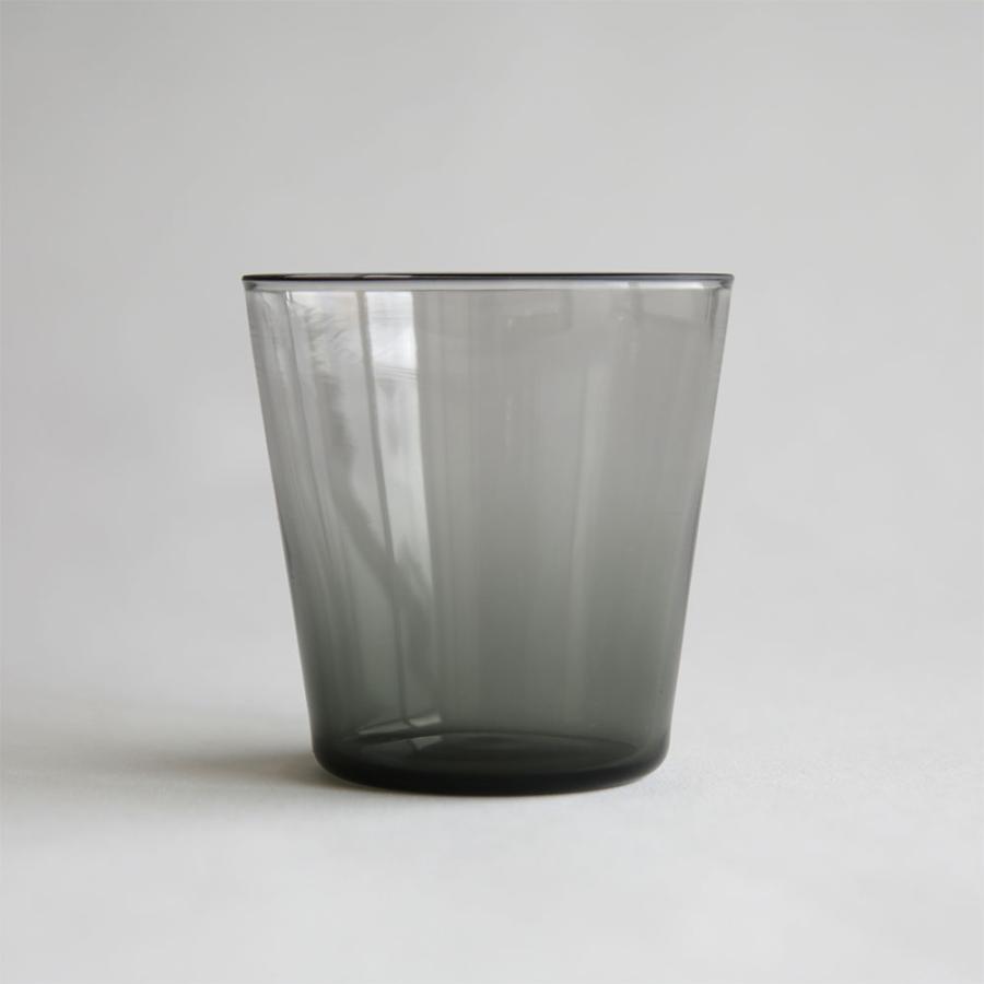 WASHIZUKA GLASS STUDIO / rock(charcoal)【ワシズカグラススタジオ/鷲塚貴紀/カップ/ロック/チャコール/グレー/吹きガラス/ハンドメイド】[116532 |  | 01