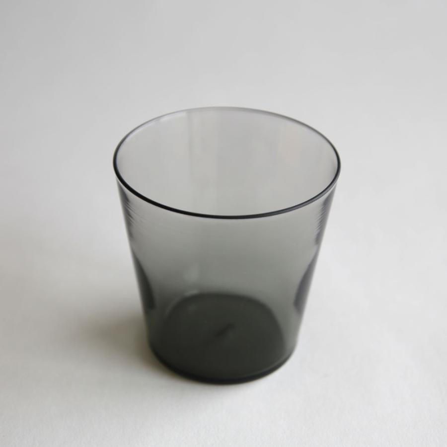 WASHIZUKA GLASS STUDIO / rock(charcoal)【ワシズカグラススタジオ/鷲塚貴紀/カップ/ロック/チャコール/グレー/吹きガラス/ハンドメイド】[116532 |  | 02