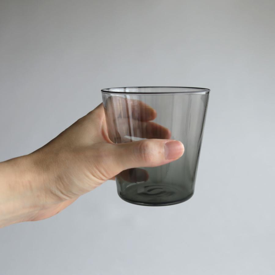 WASHIZUKA GLASS STUDIO / rock(charcoal)【ワシズカグラススタジオ/鷲塚貴紀/カップ/ロック/チャコール/グレー/吹きガラス/ハンドメイド】[116532 |  | 05