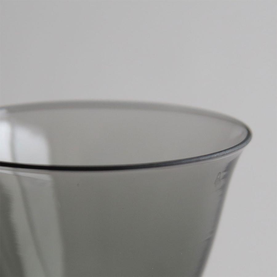 WASHIZUKA GLASS STUDIO / ashitsuki short(charcoal) B.L.W 別注 | ワシズカグラススタジオ/鷲塚貴紀/アシツキ/脚付き/吹きガラス/チャコール | 116539の画像