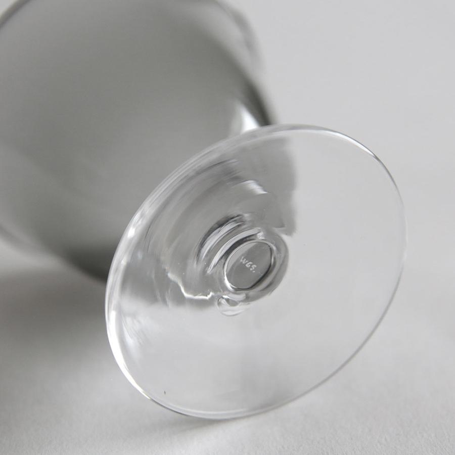 WASHIZUKA GLASS STUDIO / ashitsuki short(charcoal) B.L.W 別注 | ワシズカグラススタジオ/鷲塚貴紀/アシツキ/脚付き/吹きガラス/チャコール | 116539の画像
