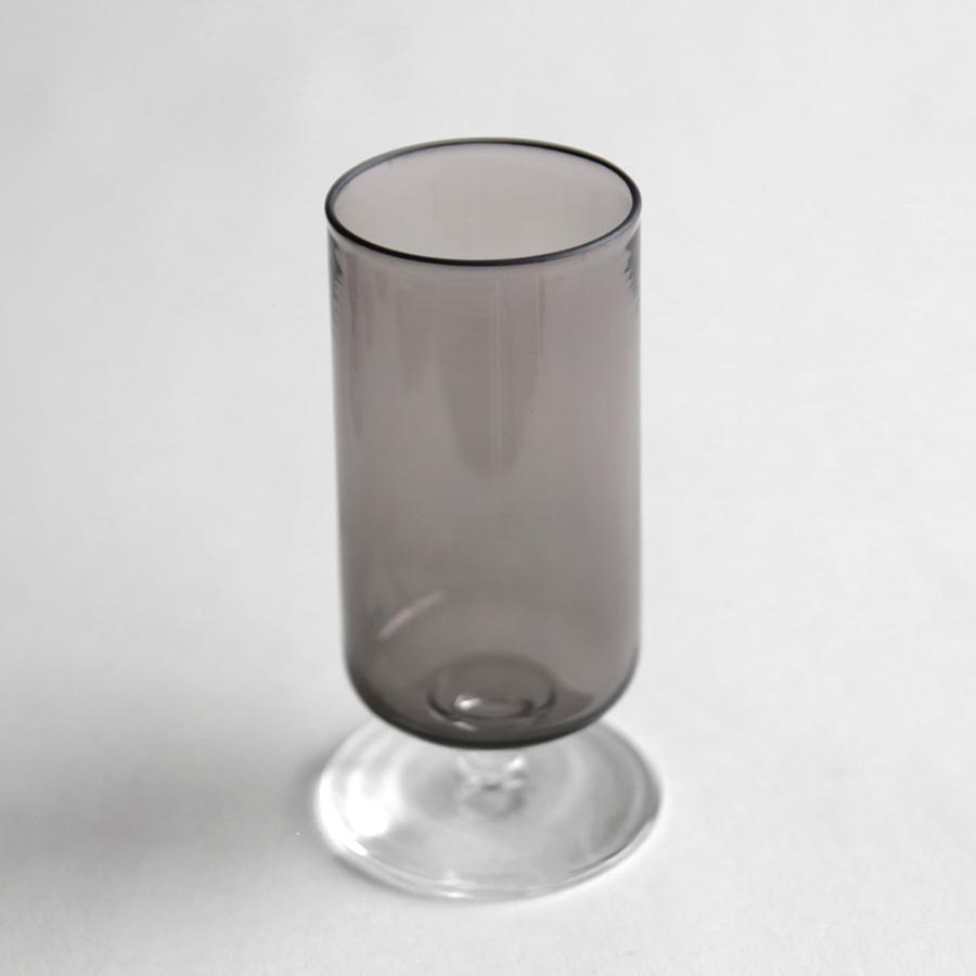 WASHIZUKA GLASS STUDIO / ashitsuki long(charcoal) B.L.W 別注 | ワシズカグラススタジオ/鷲塚貴紀/アシツキ/脚付き/グラス/吹きガラス/チャコール | 116540 |  | 01