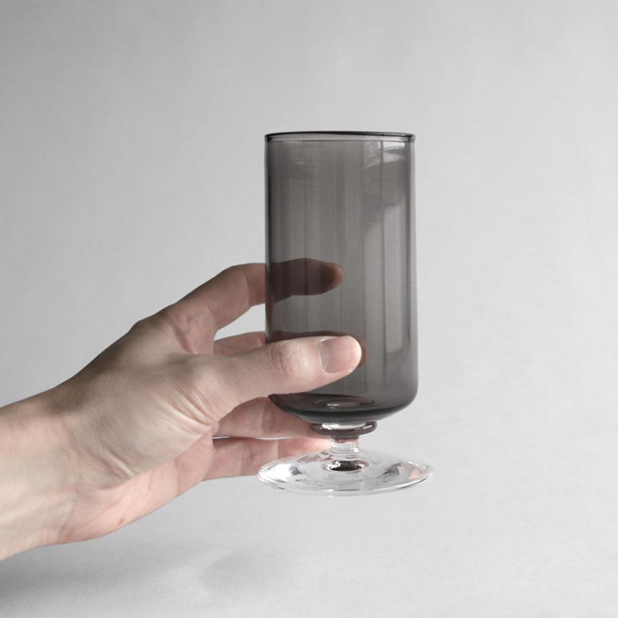 WASHIZUKA GLASS STUDIO / ashitsuki long(charcoal) B.L.W 別注 | ワシズカグラススタジオ/鷲塚貴紀/アシツキ/脚付き/グラス/吹きガラス/チャコール | 116540 |  | 05