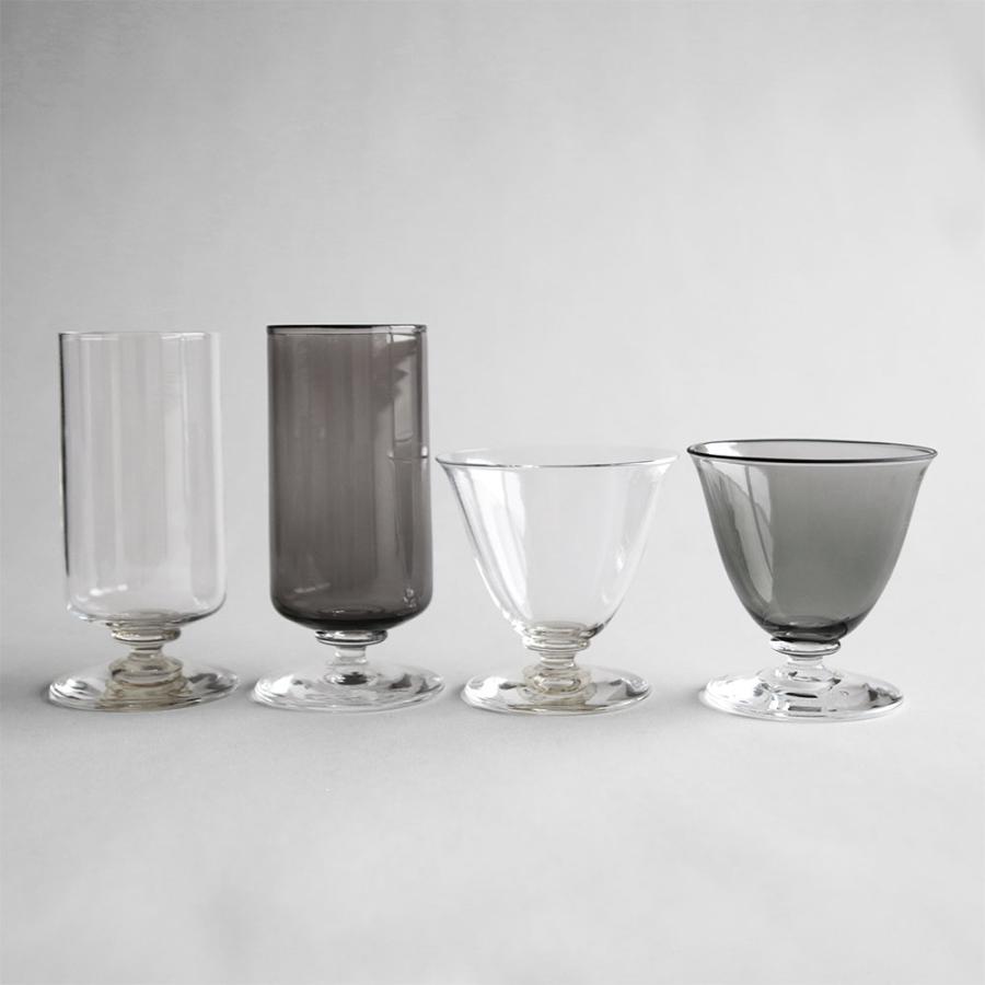WASHIZUKA GLASS STUDIO / ashitsuki long(charcoal) B.L.W 別注 | ワシズカグラススタジオ/鷲塚貴紀/アシツキ/脚付き/グラス/吹きガラス/チャコール | 116540 |  | 07