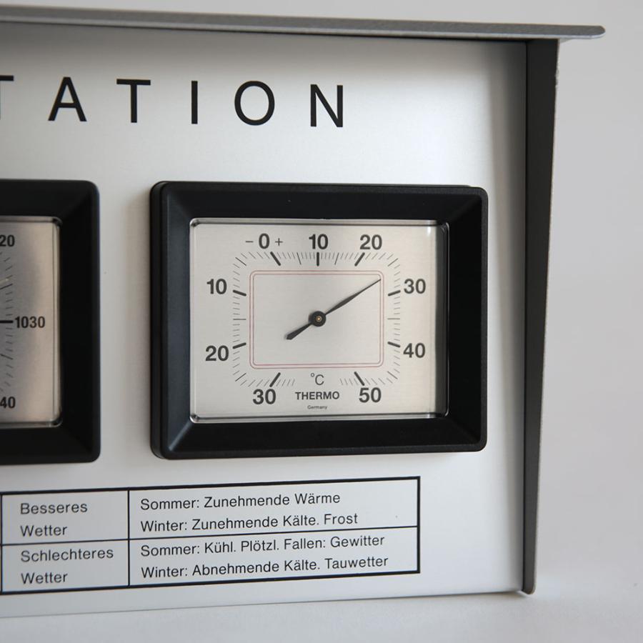 DOSTMANN / Analogue outdoor weather station with hammer paint finish 20.2019【温湿度計/アナログアウトドアウェザーステーション】[117968 【Qingping】