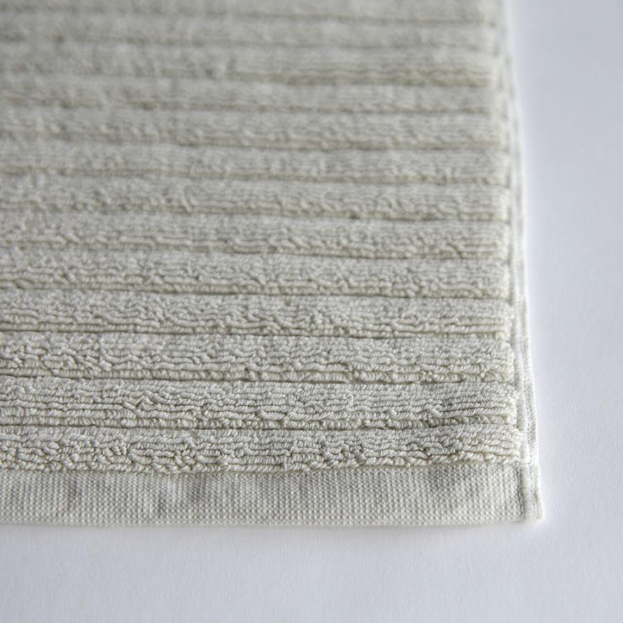 WATANABE PILE / ソリッドストライプ プチバスマット(Gray)【渡辺パイル/バスマット/グレー/今治タオル/imabari】[116996 |  | 01