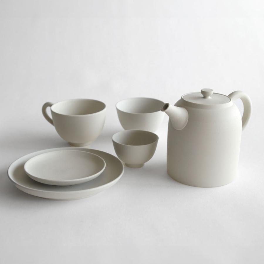 【SALE】丸よ小泉商店 / chanoma II plate S(白泥)【在庫処分セール カップ 常滑焼 茶の間 プレート 小皿 白泥】[117013 |  | 03