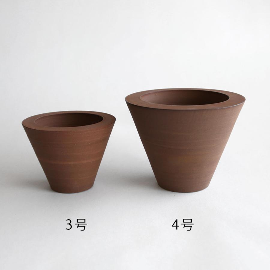 3RD CERAMICS サードセラミックス / Plant Pot 4号 テラコッタ｜植木鉢