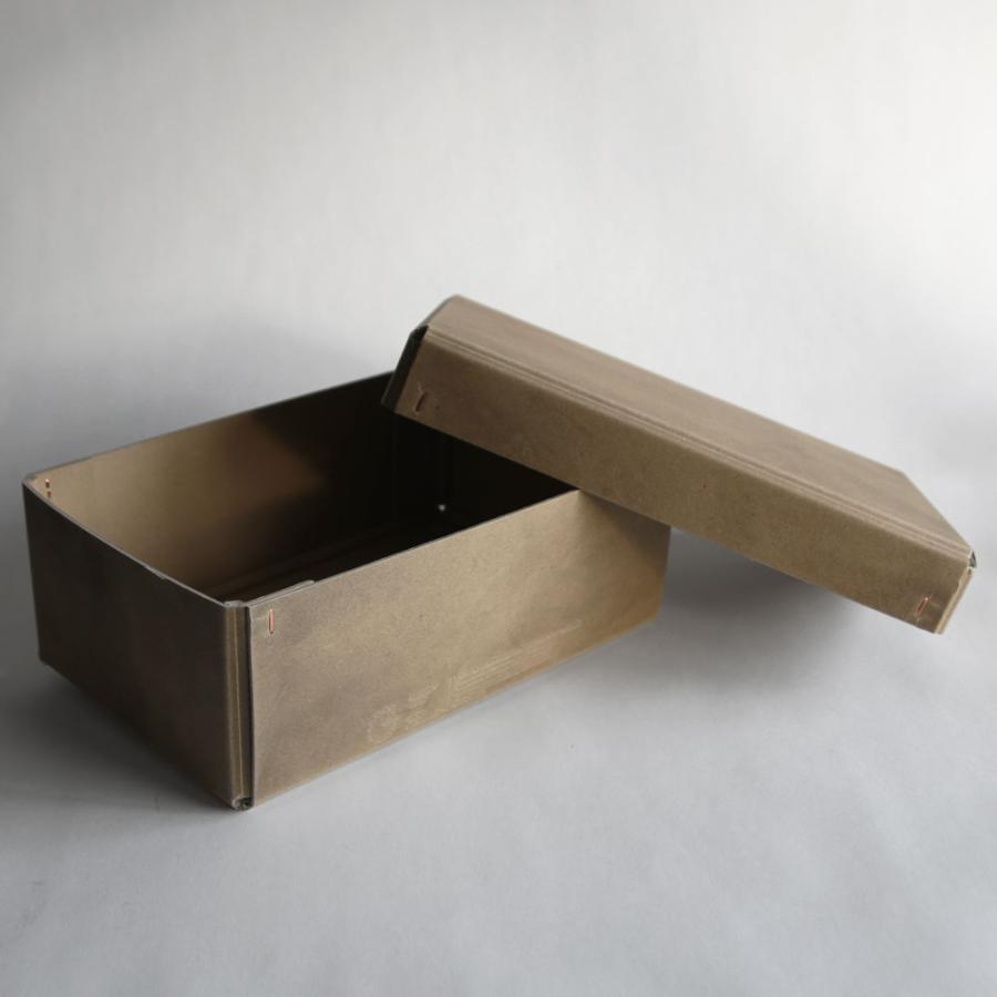 STACK CONTAINERS / SHOES 浅蓋(Kraft) | スタックコンテナーズ/シューズ/スニーカーボックス/クラフト/靴箱/紙箱/小物いれ | 117115 |  | 01