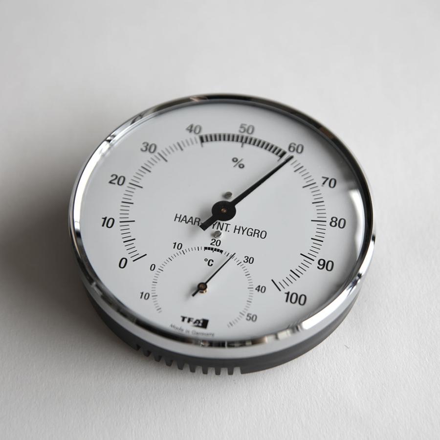 TFA DOSTMANN / Analogue thermo-hygrometer with metal ring 45.2032【アナログサーモハイグロメーター/温湿度計/TFAデザイン】[117247 |  | 01