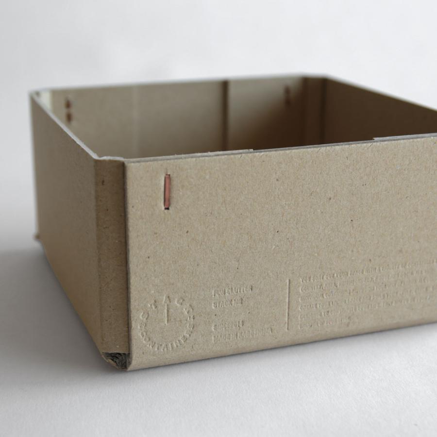 STACK CONTAINERS / No.06 SQUARE(Unpainted Kraft) B.L.W 別注 | 無塗装/クラフト/スタックコンテナーズ/紙箱/ストレージ/小物いれ | 117256 |  | 03