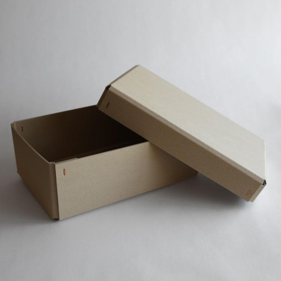 STACK CONTAINERS / SHOES 浅蓋(Unpainted Kraft) B.L.W 別注 | 無塗装/クラフト/スタックコンテナーズ/ペーパーコンテナー/紙箱/ストレージ/小物いれ | 117258 |  | 02